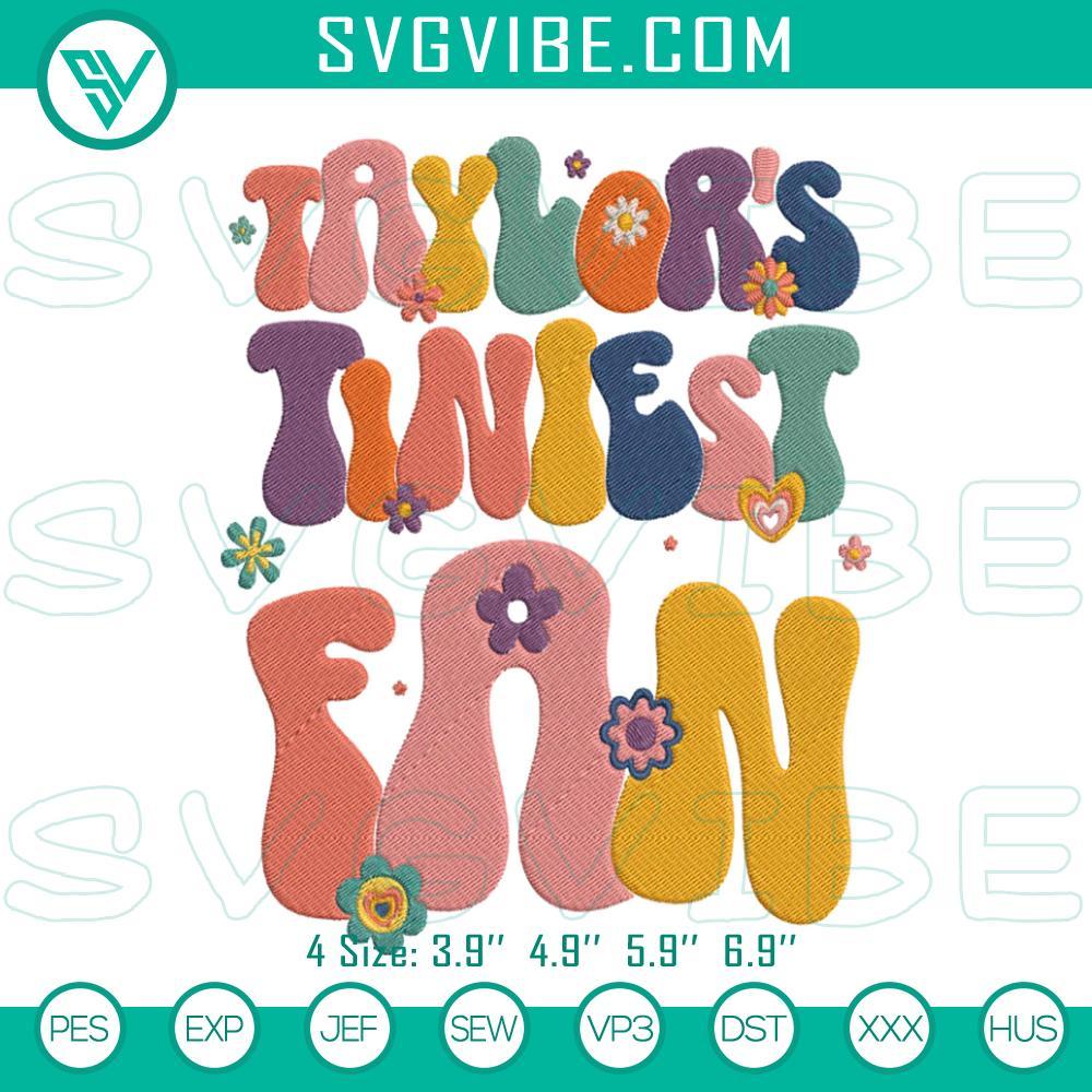 taylor s tiniest fan embroidery designs taylor swift fan embroidery files mockup