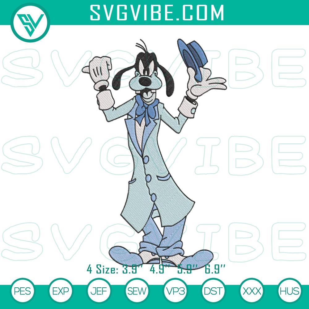 goofy hitchhiking ghosts embroidery designs disney goofy haunted mansion embroidery pattern files mockup