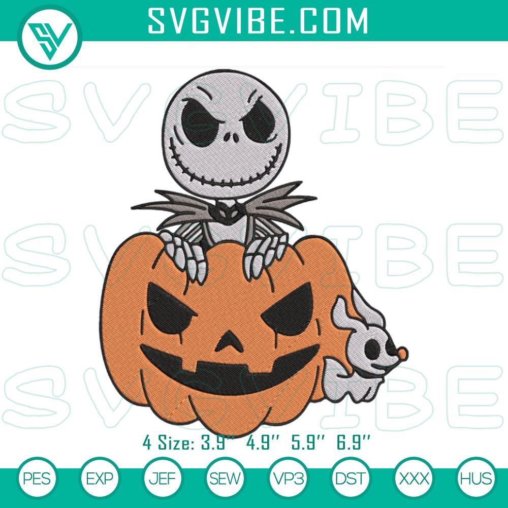 jack skellington in the pumpkin embroidery designs halloween embroidery files mockup