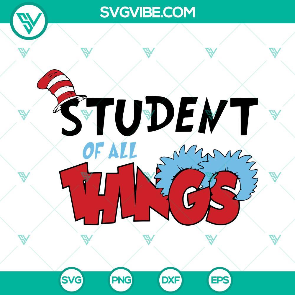 student of all things svg thing svg reading svg dr seuss svg png dxf eps cricut files 2 mockup