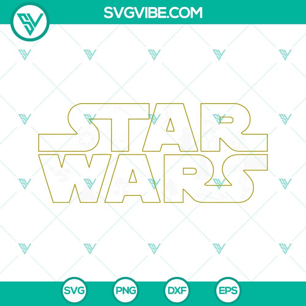 star wars logo svg may the 4th svg jedi svg the mandalorian svg png dxf eps cut files 5 mockup