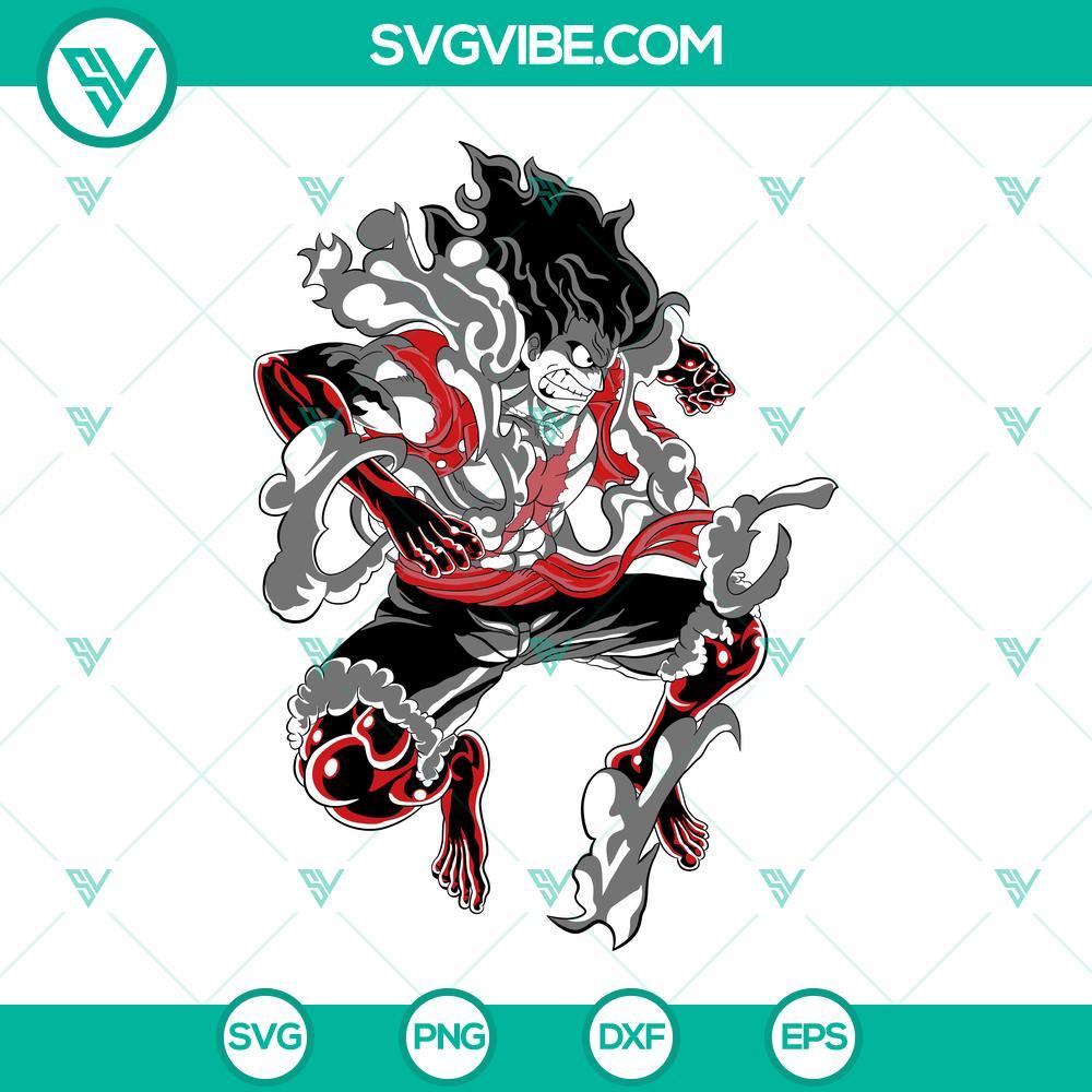 luffy gear fourth svg one piece svg png dxf eps cricut silhouette 8 mockup