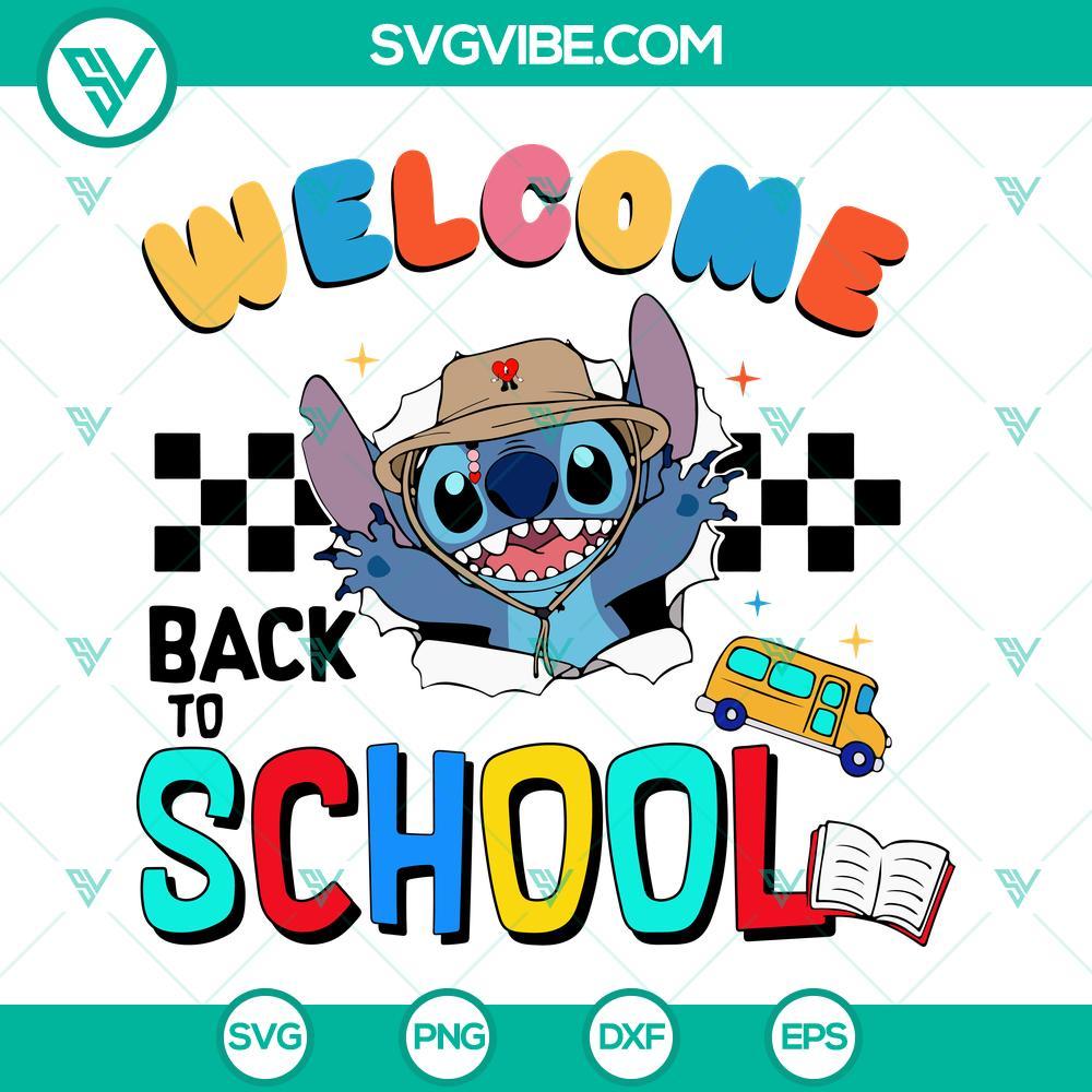 welcome back to school stitch svg first day of school svg png dxf eps cricut 3 mockup