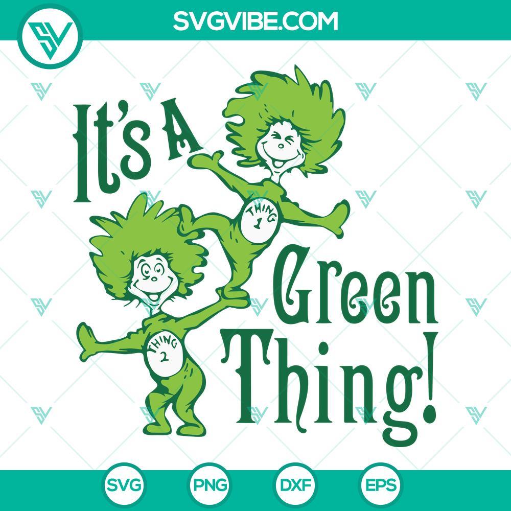 it s a green thing svg thing 1 thing 2 svg dr seuss svg png dxf eps cut files 9 mockup