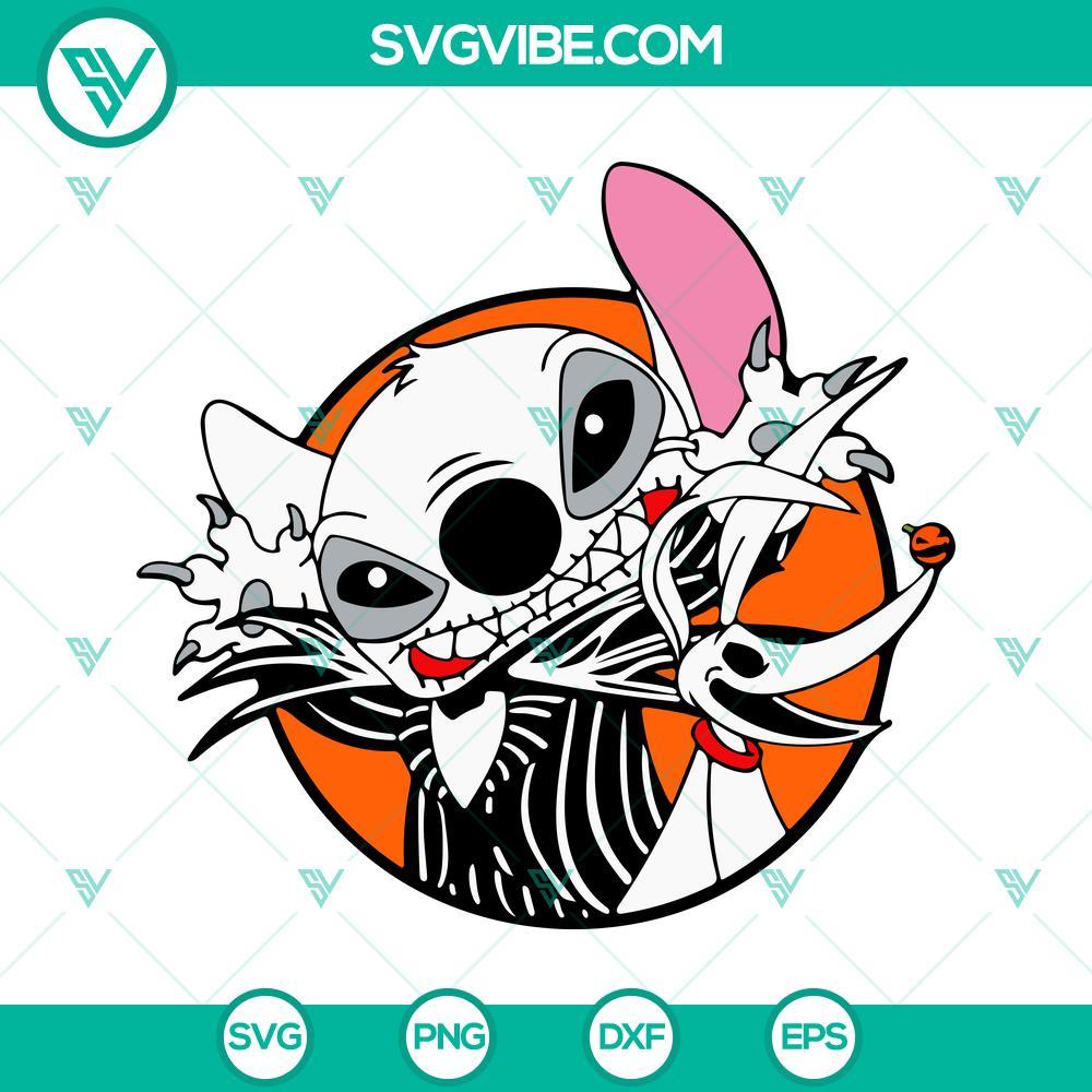 jack and sally stitch svg zero svg disney nightmare before christmas svg halloween svg png dxf eps 10 mockup