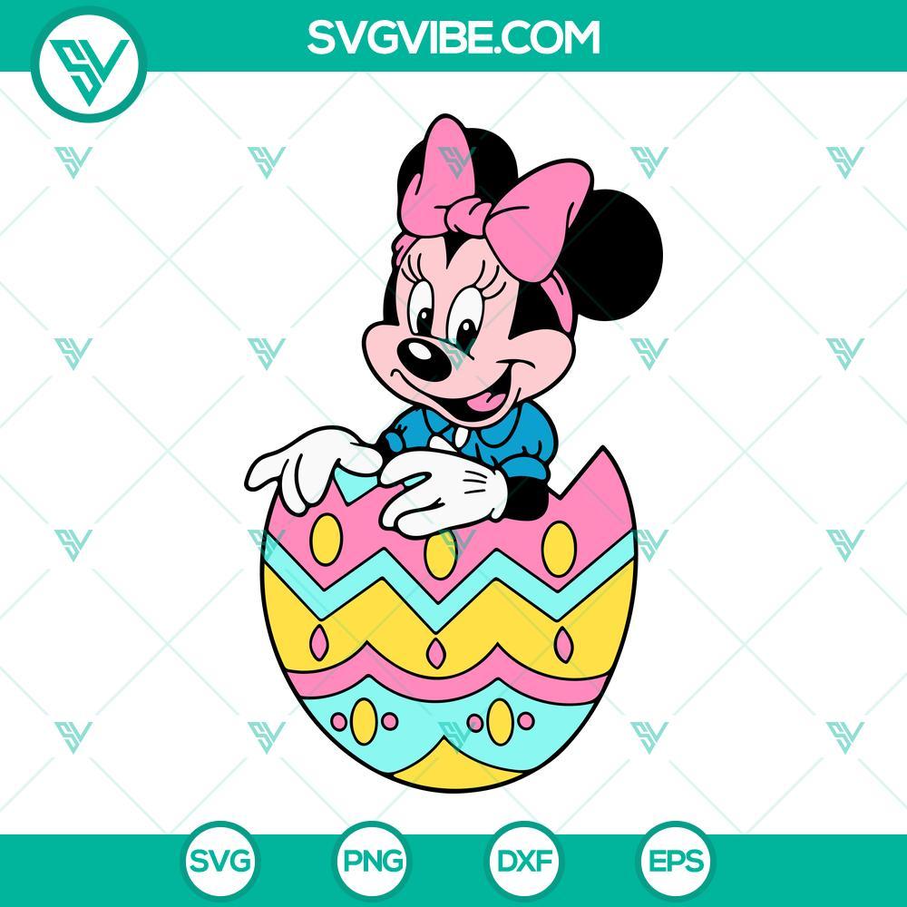 minnie in easter egg svg mouse easter svg cute disney easter day svg png dxf eps 1 mockup