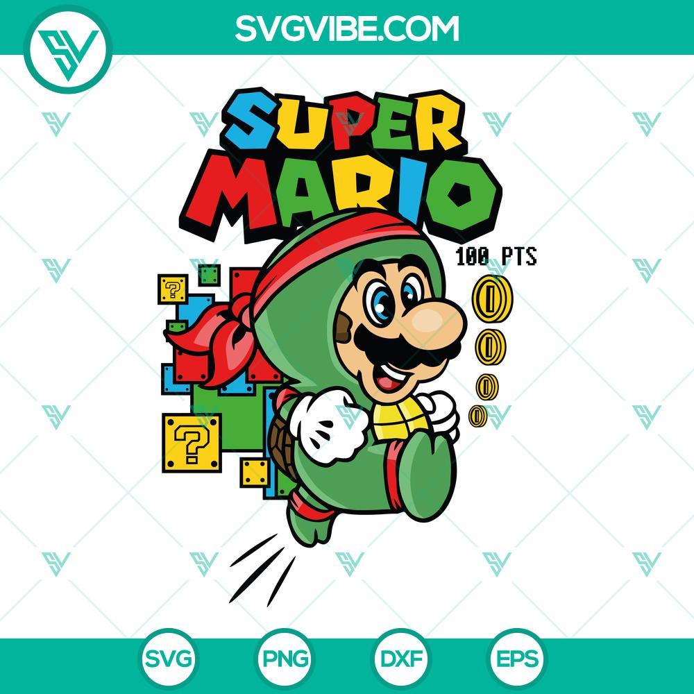 super mario ninja turtles svg funny mario svg nintendo game svg png dxf eps 8 mockup