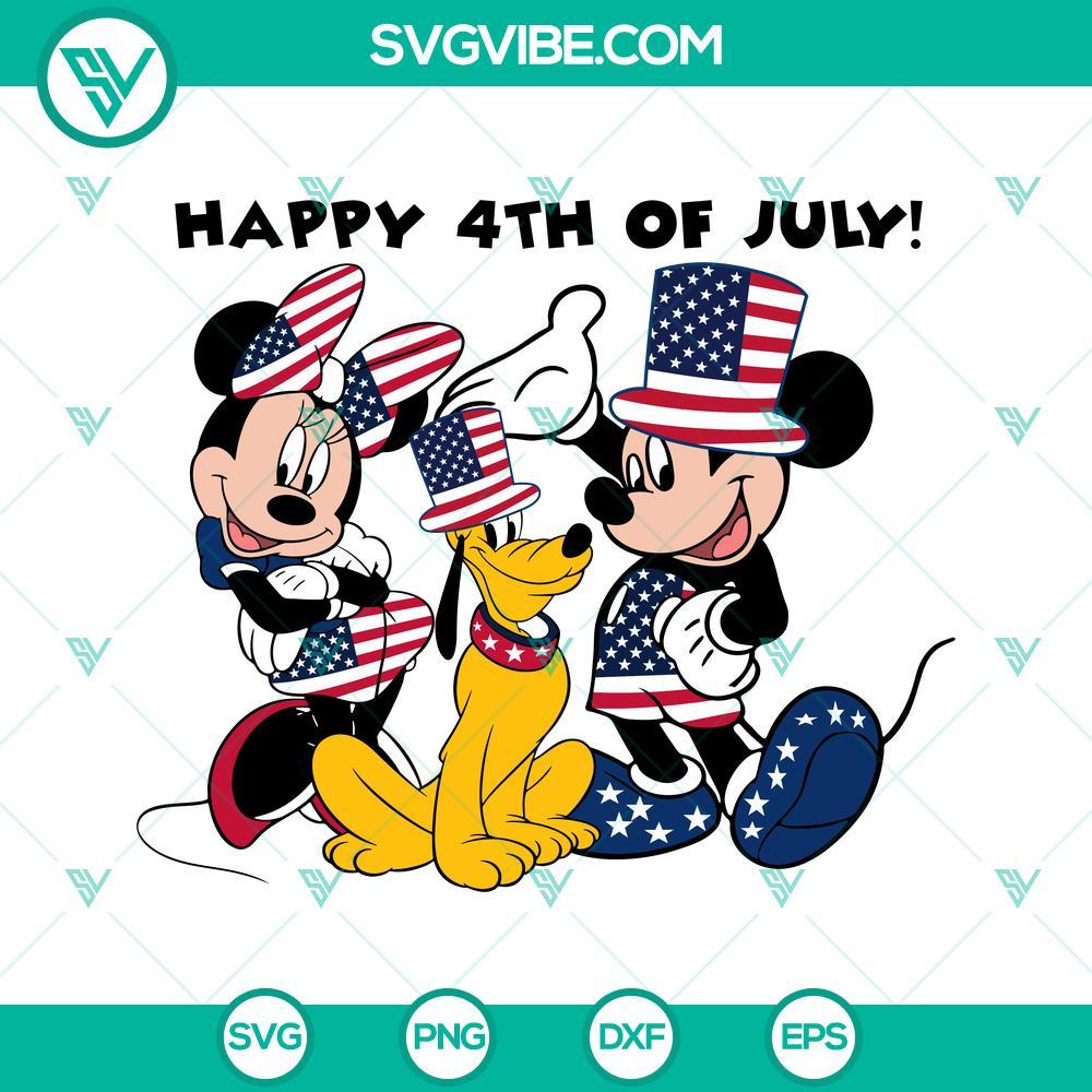 mickey friends happy 4th of july svg disney independence day svg mickey minnie pluto patriotic svg 7 mockup