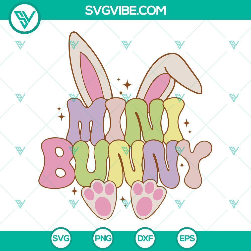 mini bunny svg mini easter svg png dxf eps files for cricut 1 mockup