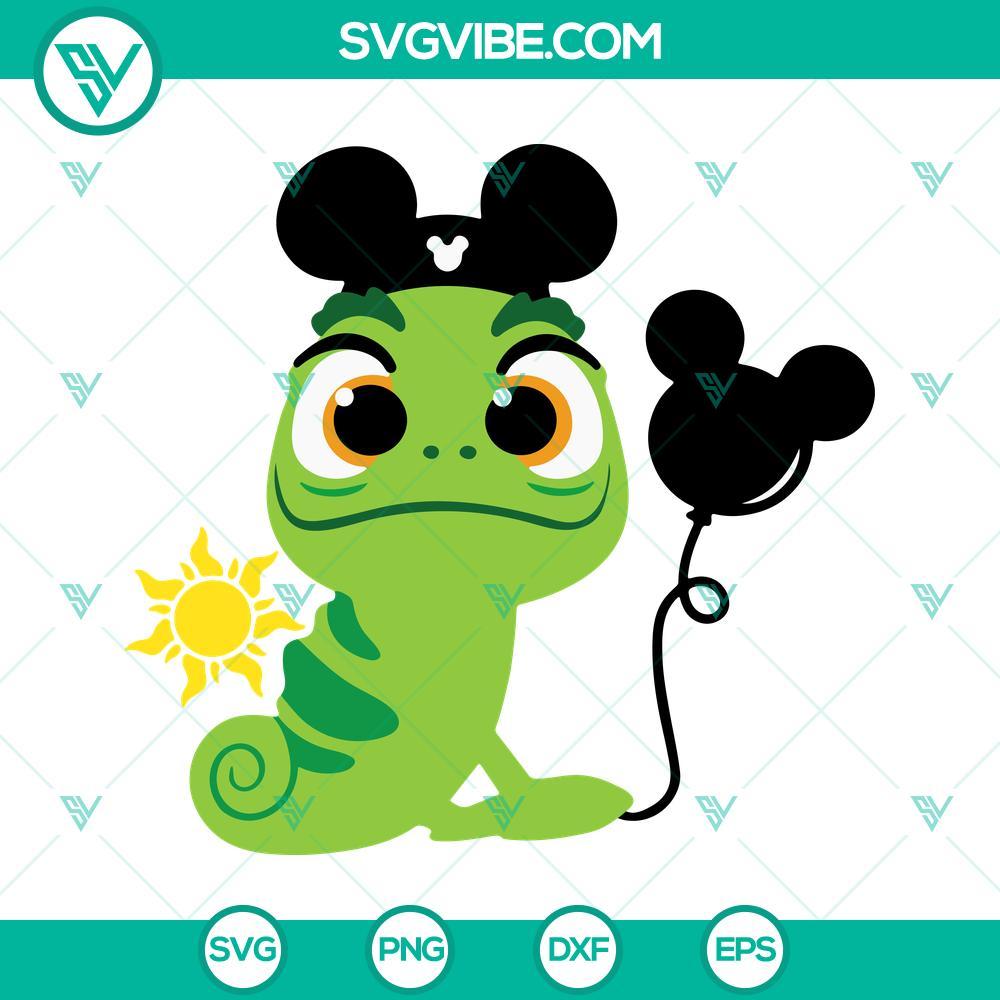 pascal tangled mickey balloon svg rapunzel svg cute disney cartoon svg png dxf eps 8 mockup