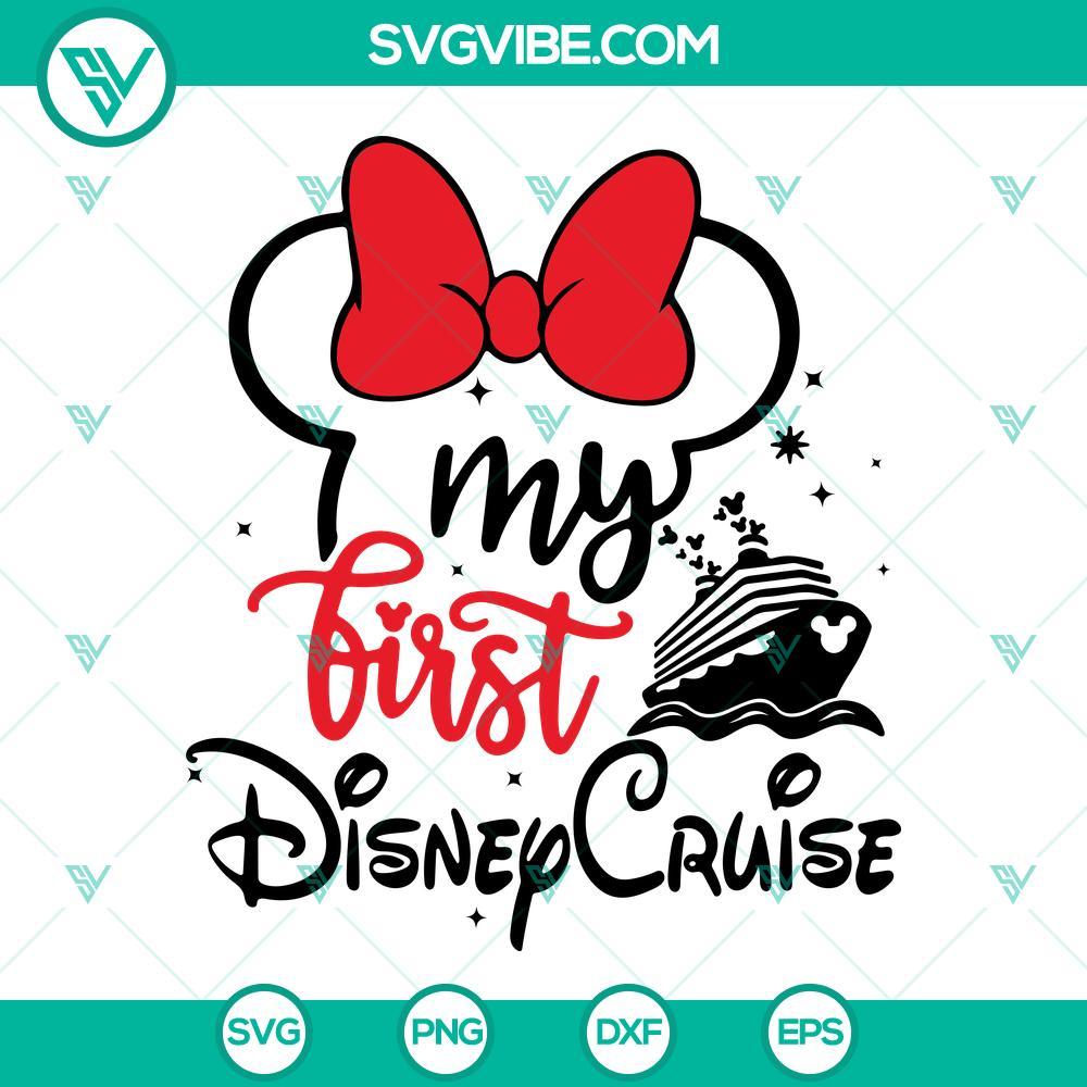 my first disney cruise svg first trip svg disney family vacation svg png dxf eps cricut 5 mockup