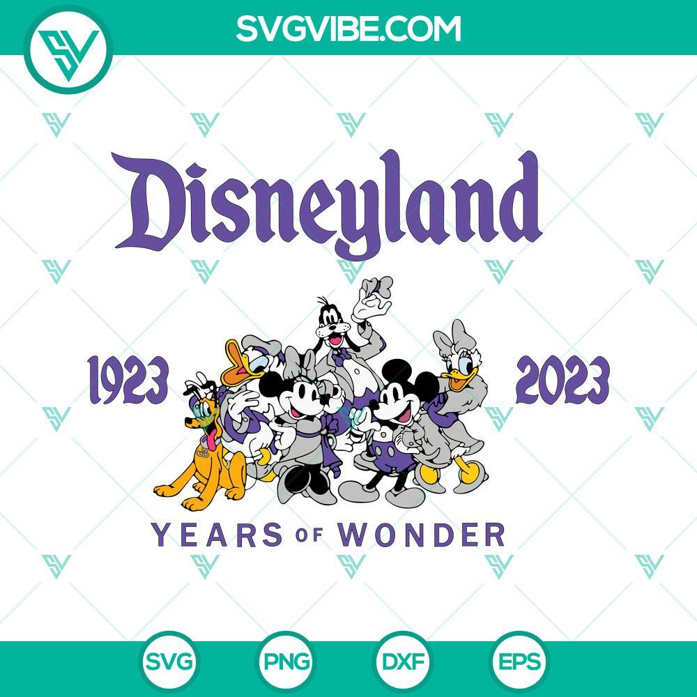 disneyland 100 years of wonder svg disney 100th anniversary svg disney family trip svg mickey and friends svg png dxf eps 1 mockup