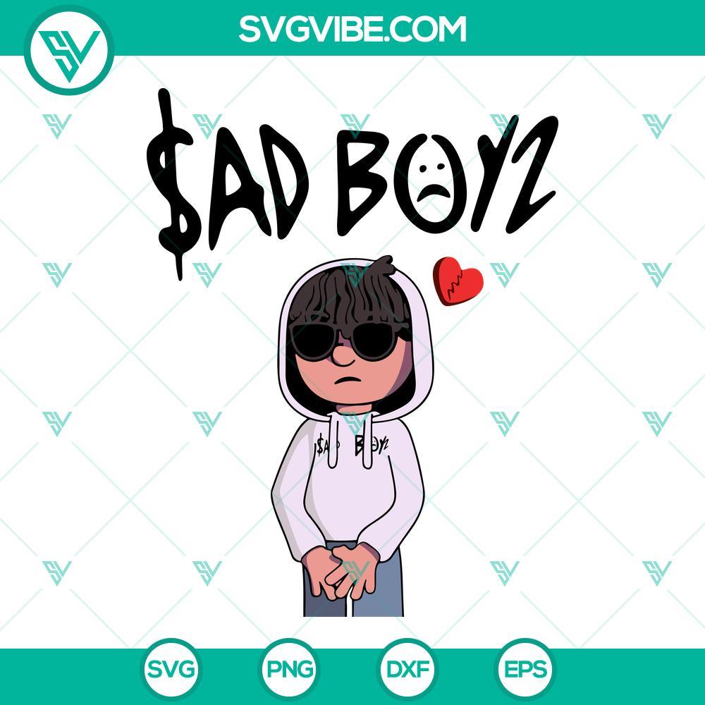 junior h sad boys 4life svg png dxf eps cut files 2 mockup