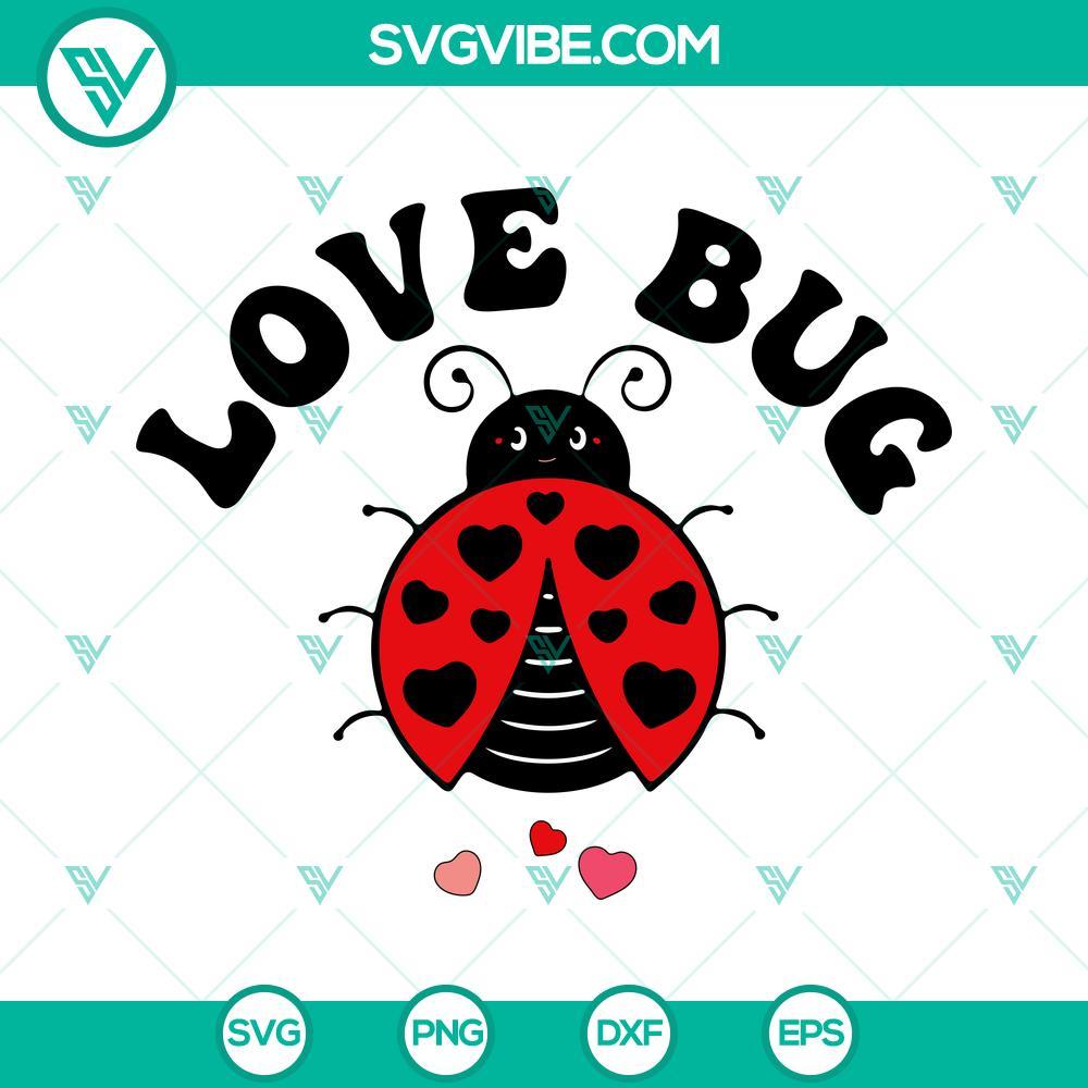 love bug svg lady bug svg funny valentines day svg png dxf eps files for cricut 3 mockup