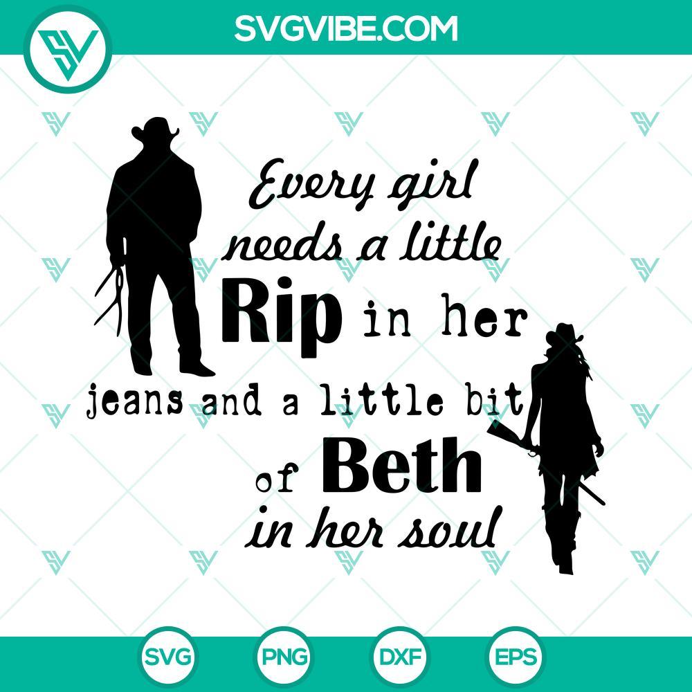 every girl needs a little rip in her jeans svg cowgirl svg yellowstone svg png dxf eps cricut silhouette 6 mockup