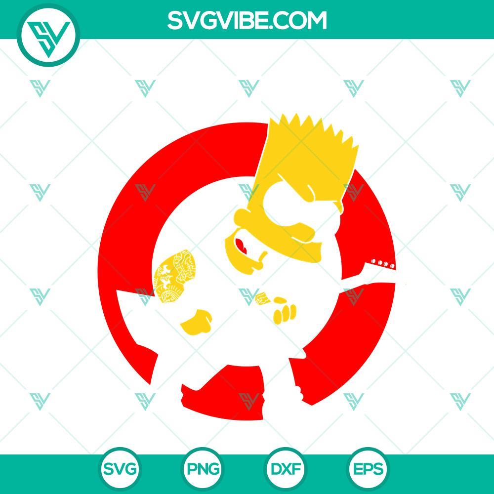 bart simpson metallica svg bart simpson svg png dxf eps cricut 4 mockup