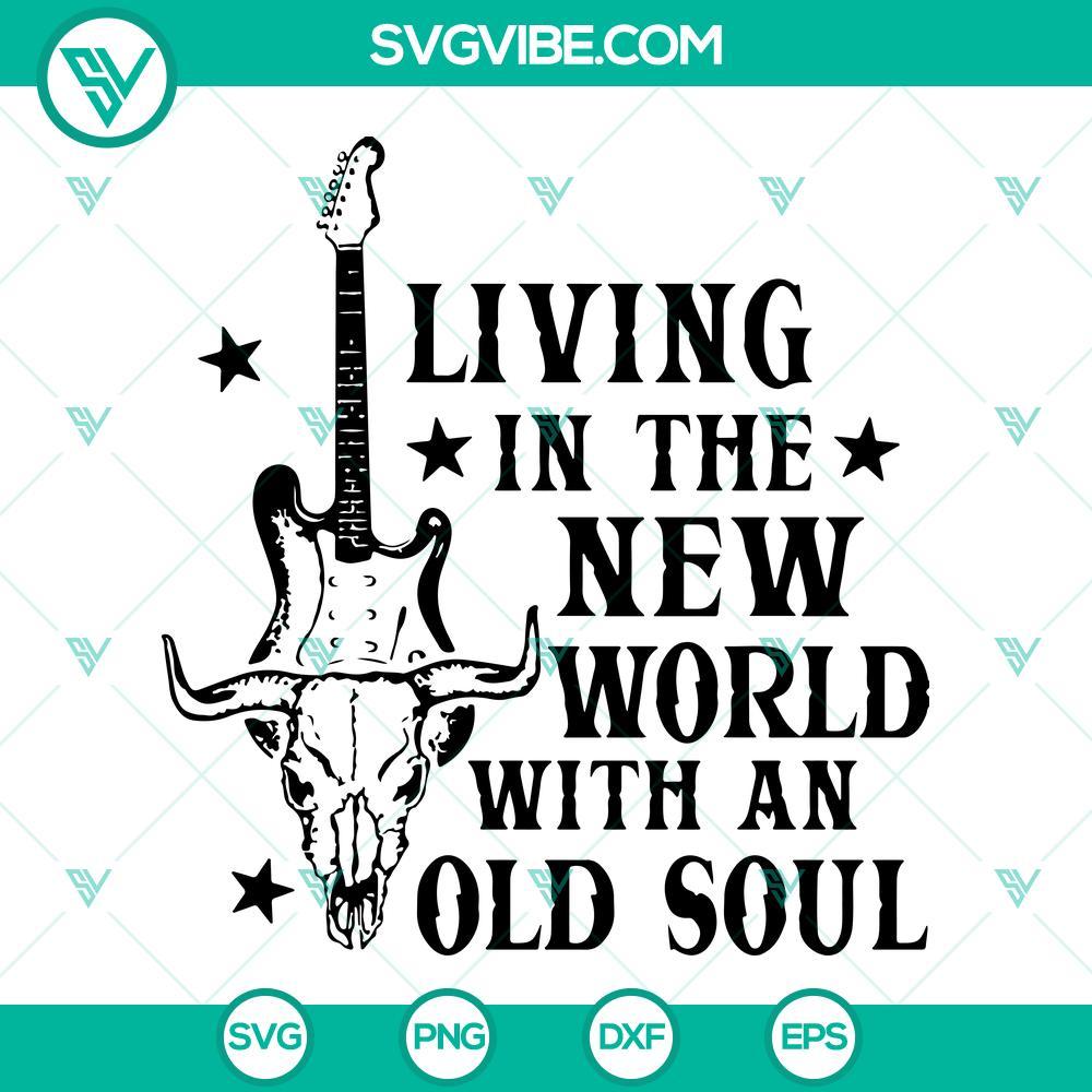 oliver anthony living in the new world with an old soul country music svg png dxf eps cricut 3 mockup