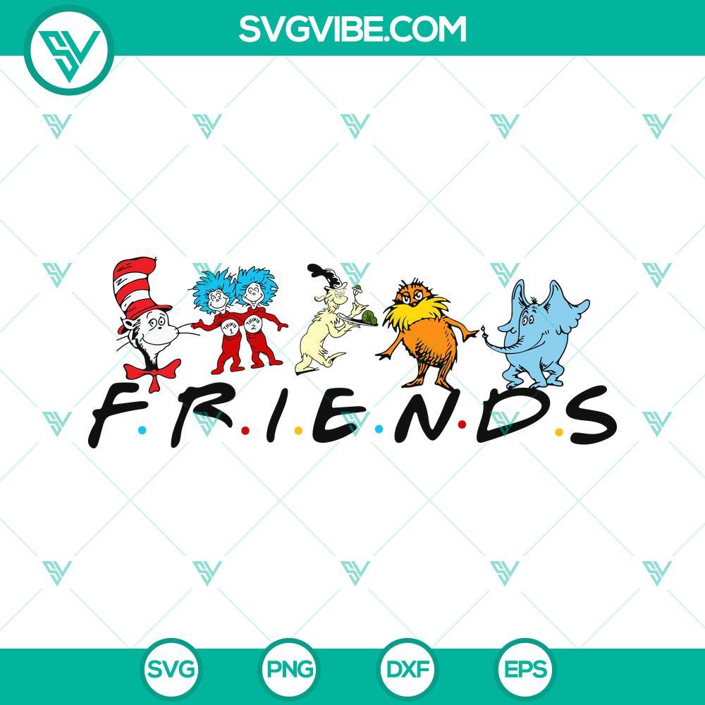 dr seuss friends svg read across america svg dr seuss day svg png dxf eps files 10 mockup