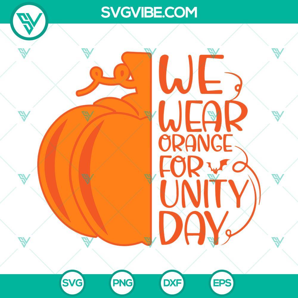 we wear orange for unity day svg pumpkin unity day svg halloween unity day svg 6 mockup