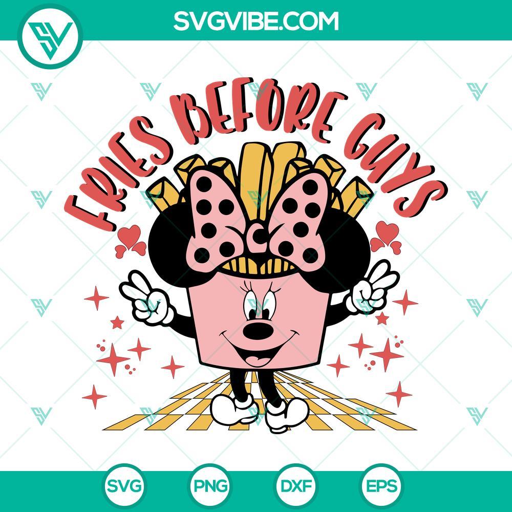 fries before guys svg curlies before girlies svg mickey minnie funny valentine svg files for cricut 1 mockup