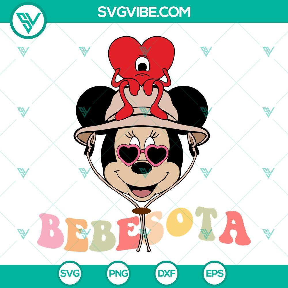 minnie mouse bad bunny svg bebesota svg bad bunny svg png dxf eps cricut 3 mockup