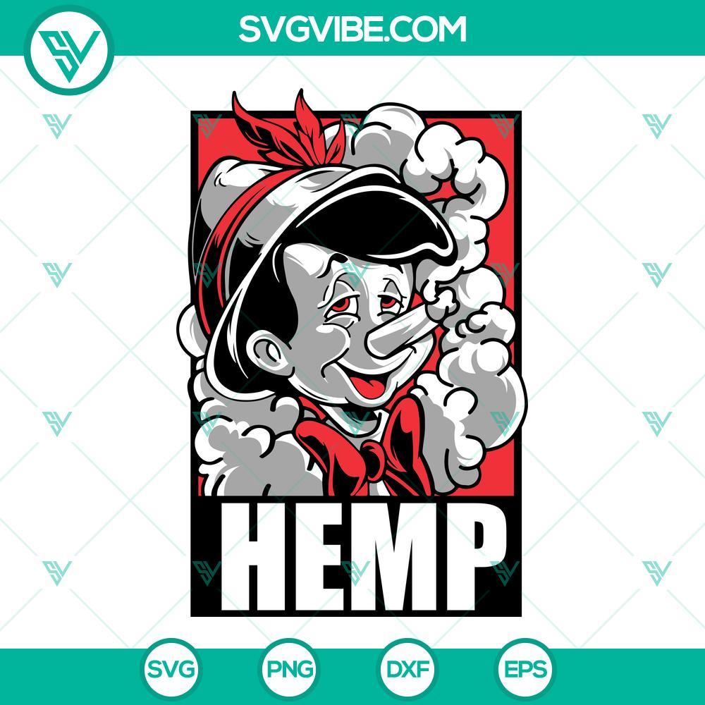 pinocchio hemp svg pinocchio cannabis svg funny happy 420 cartoon svg png dxf eps 3 mockup