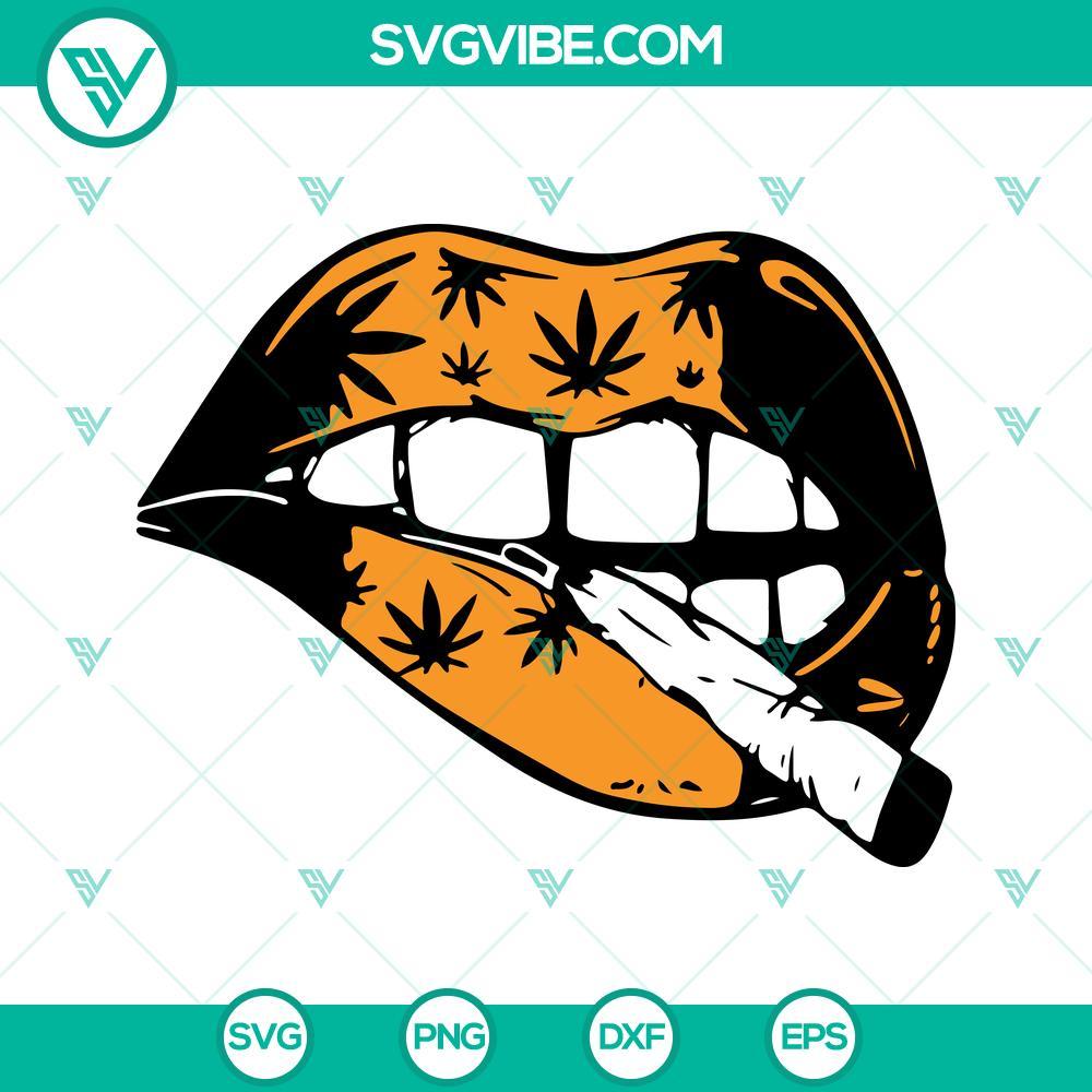 lips marijuana weed svg bundle smoking joint svg cannabis svg 420 svg png dxf eps 10 mockup