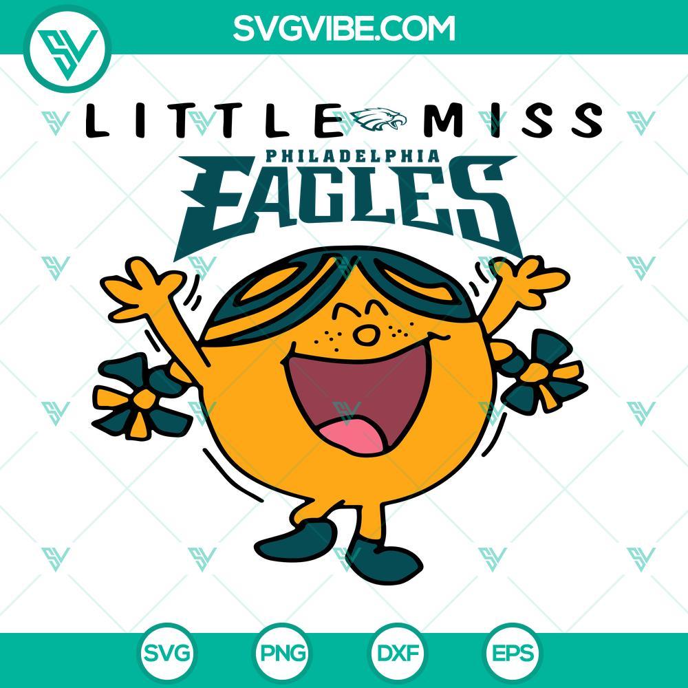 little miss eagles svg philadelphia eagles svg eagles cheerleaders svg png dxf eps 10 mockup