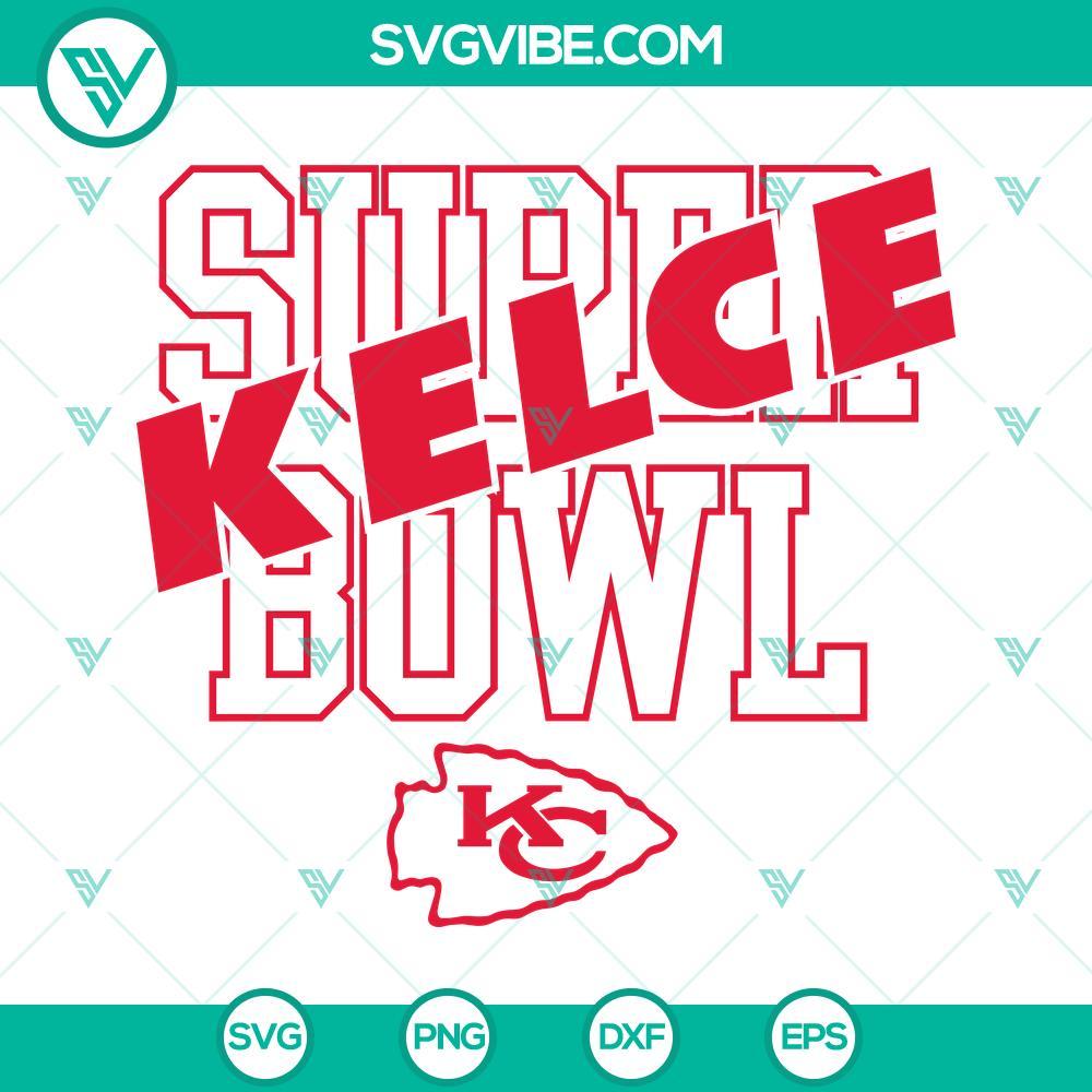 kelce super bowl kc chiefs svg travis kelce svg super bowl 2023 svg png dxf eps 3 mockup