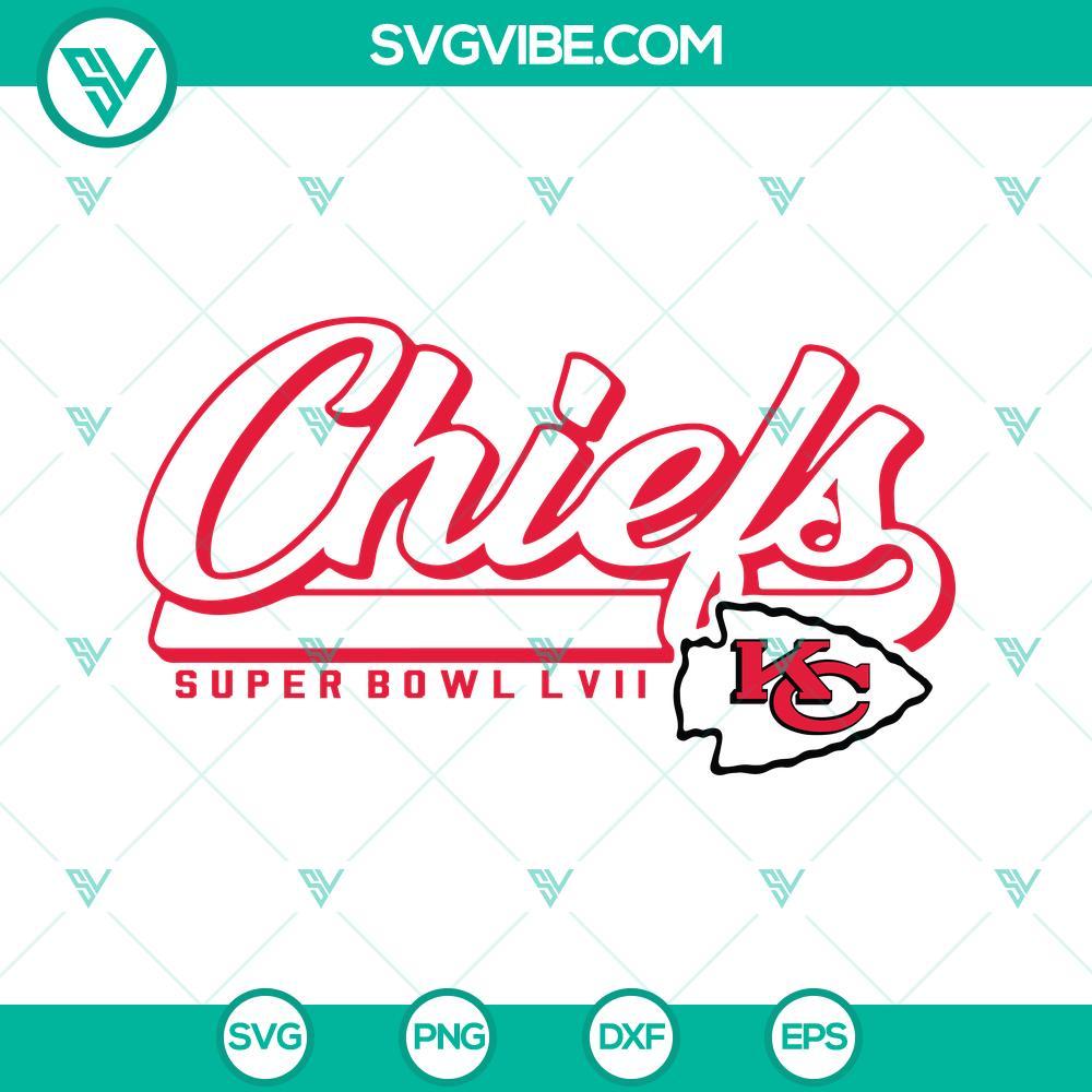 chiefs super bowl lvii svg super bowl 2023 svg kc chiefs svg football svg 4 mockup