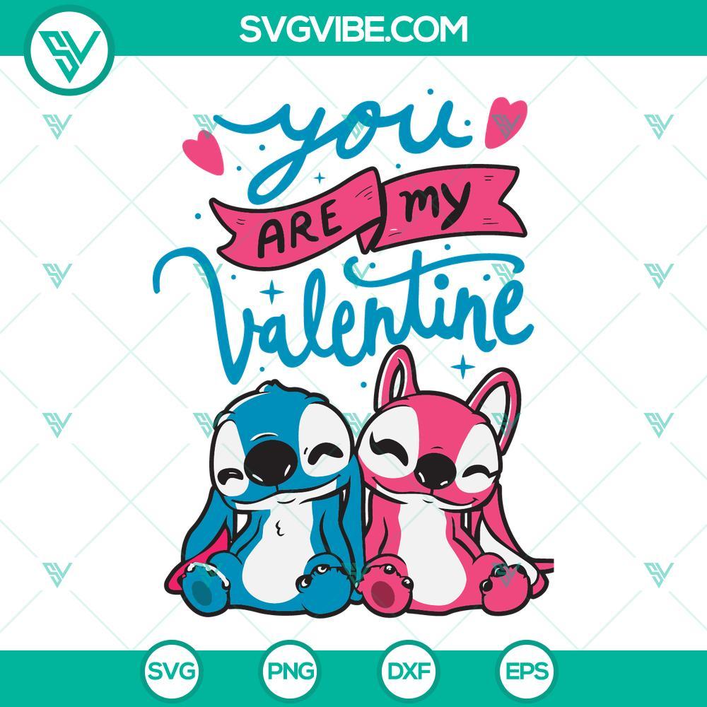 stitch and angel svg you are my valentine svg stitch valentines day svg 6 mockup