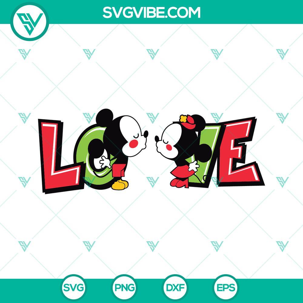 mickey minnie love valentines day svg png dxf eps files 10 mockup