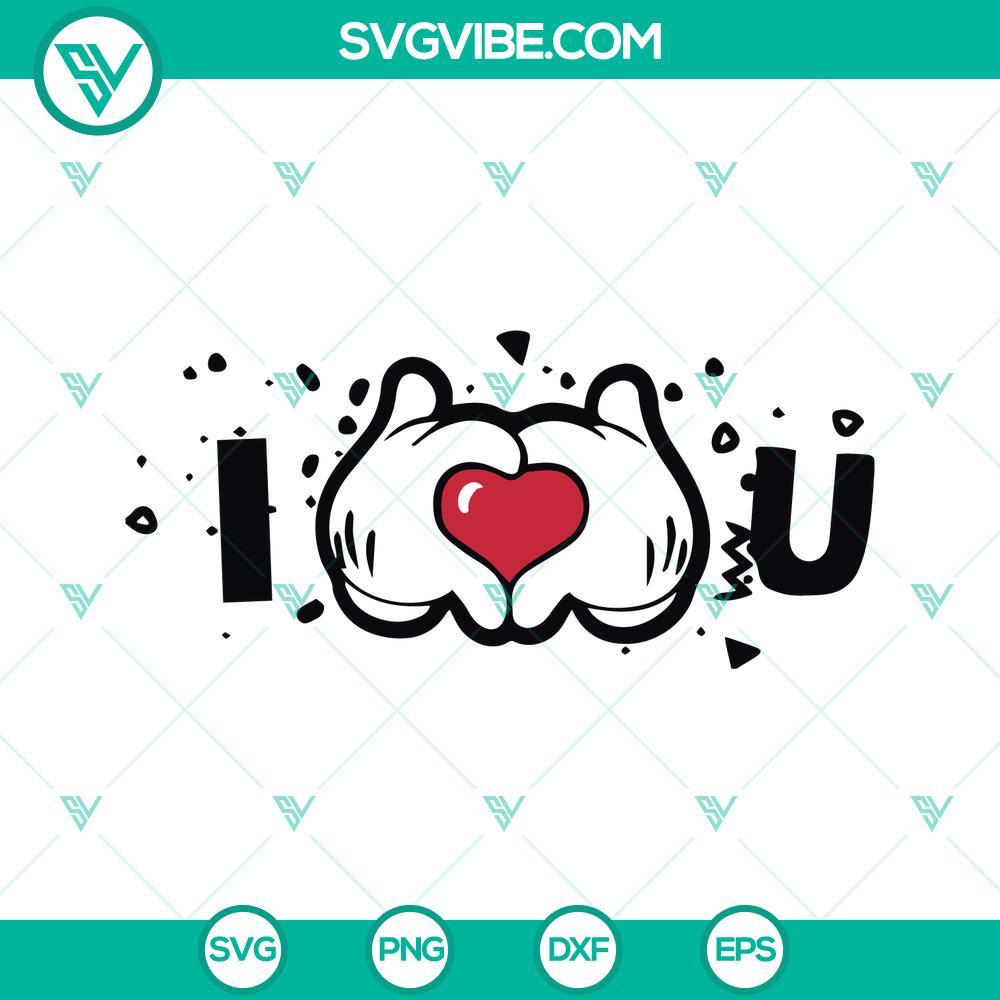 mickey hands love svg i love you svg valentine svg 1 mockup