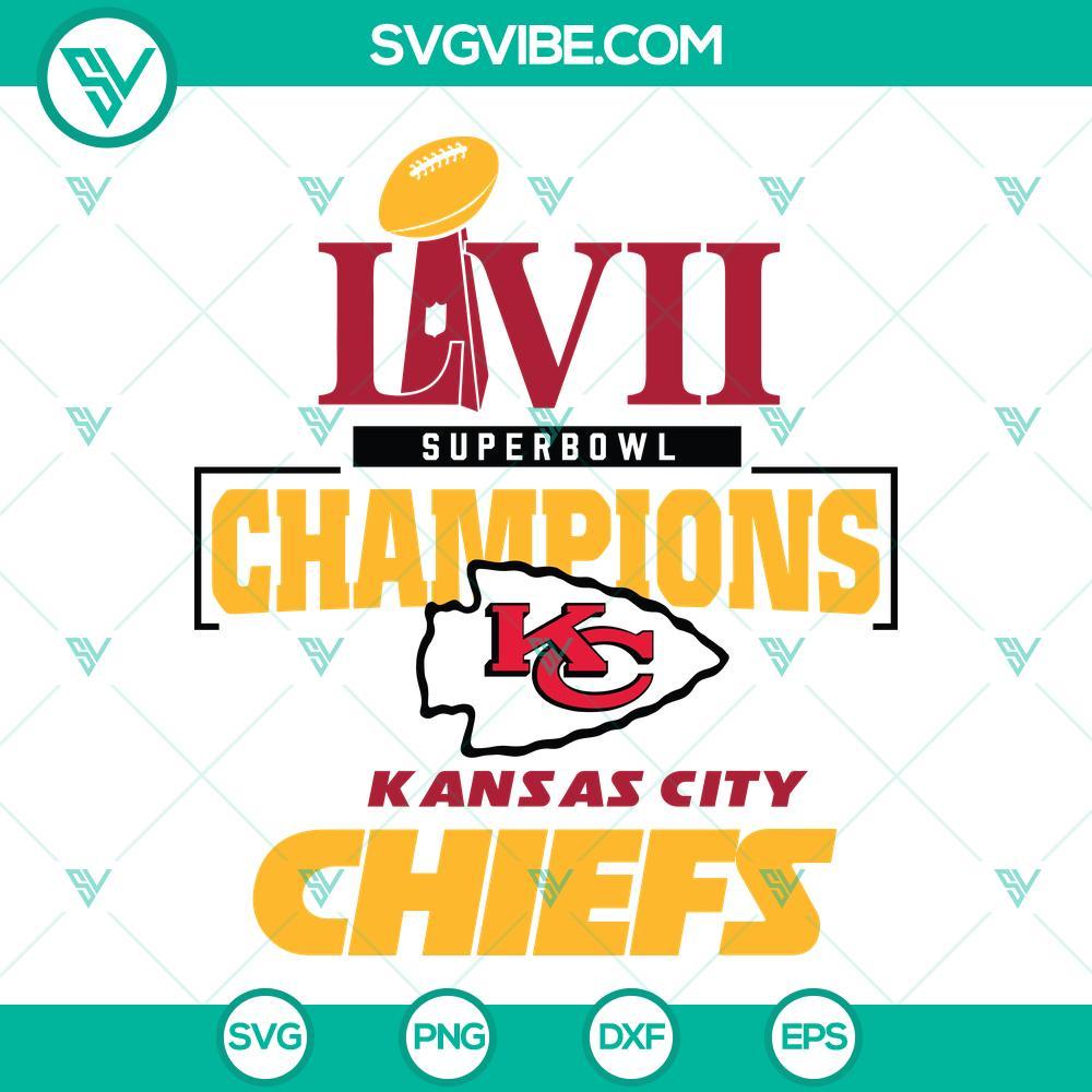 chiefs super bowl lvii 2023 champions svg chiefs svg football svg kansas city chiefs svg 2 mockup