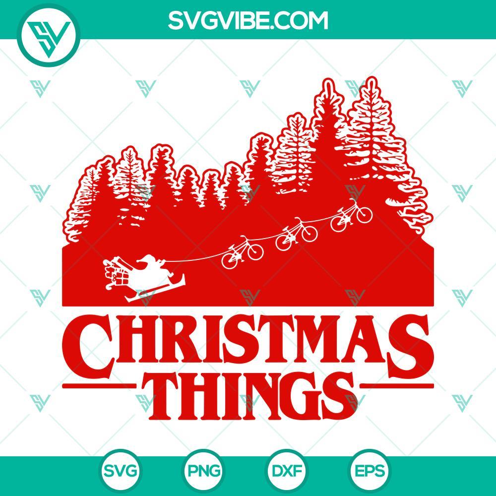 christmas things svg stranger things christmas svg png dxf eps cut files 8 mockup