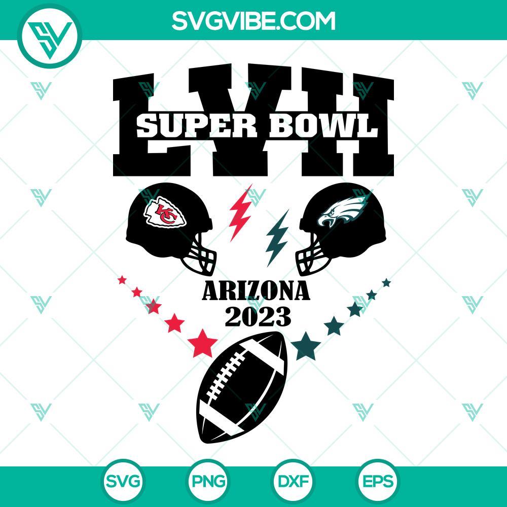 super bowl lvii chiefs eagles arizona 2023 svg chiefs svg eagles svg super bowl 2023 svg 6 mockup