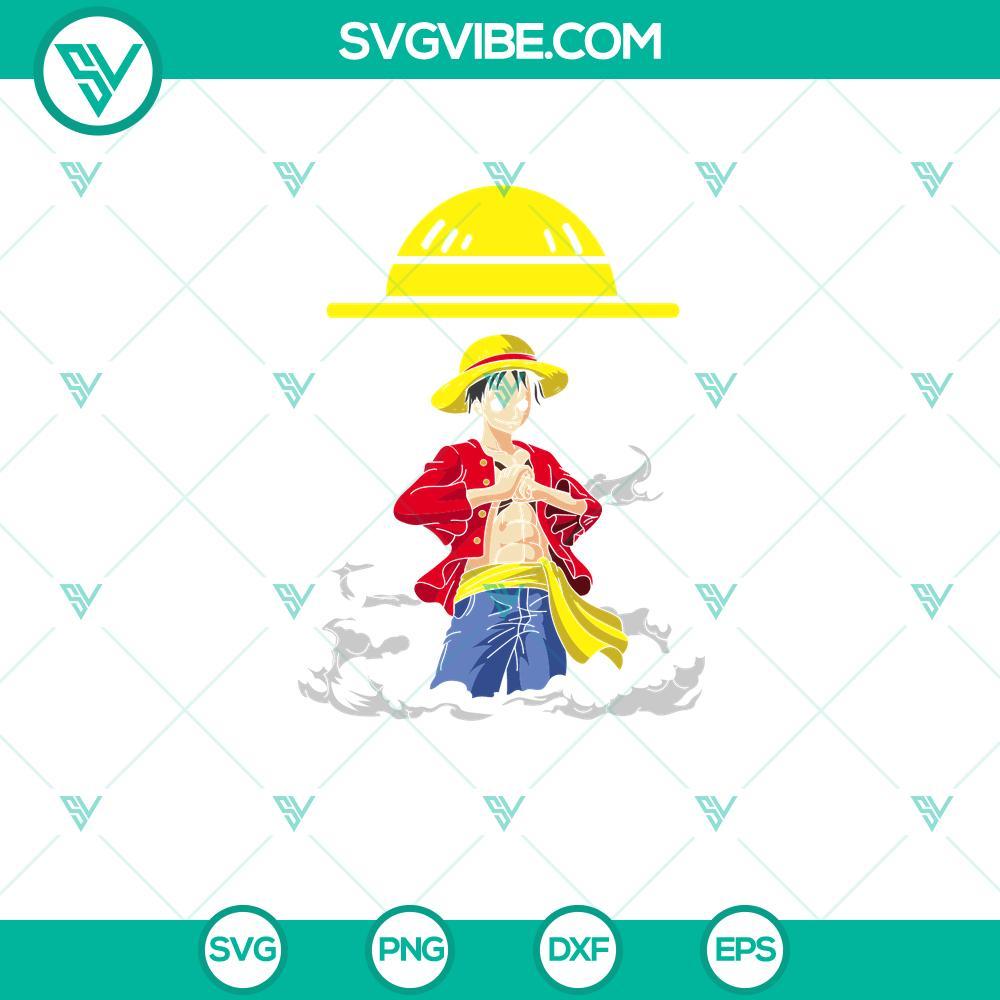 monkey d luffy svg one piece svg png dxf eps cricut 7 mockup