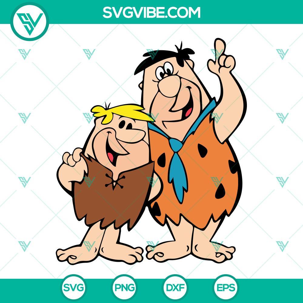 the flintstones svg bundle barney rubble svg fred flintstone svg wilma flintstone svg cartoon svg png dxf eps 1 mockup