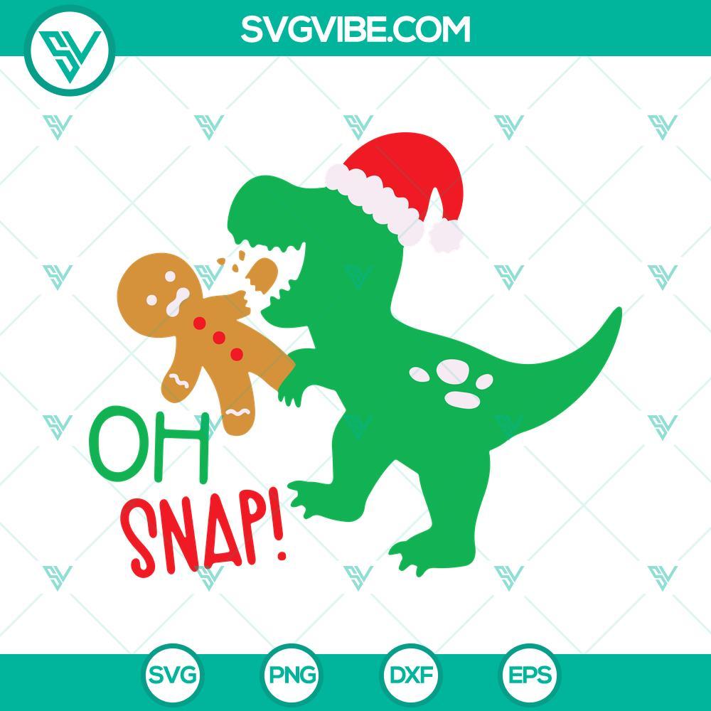 t rex eating gingerbread man svg christmas t rex dinosaur svg oh snap gingerbread svg funny christmas svg 6 mockup