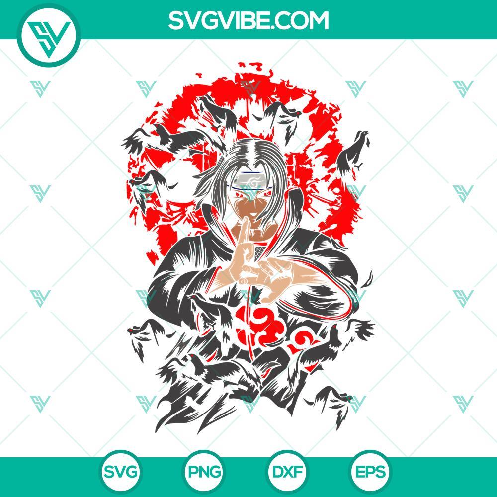 itachi uchiha svg naruto svg png dxf eps cricut 8 mockup