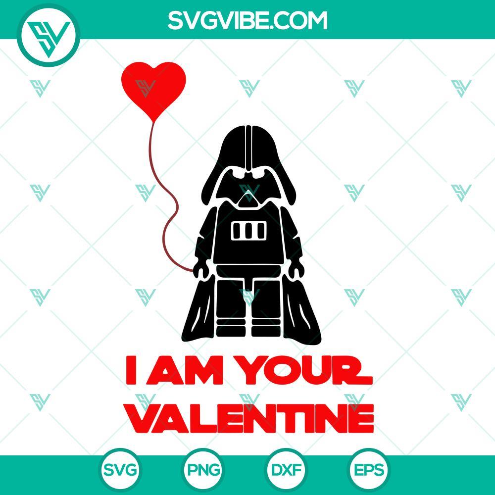 i am your valentine svg darth vader svg star wars valentine s day svg png dxf eps cricut files 2 mockup