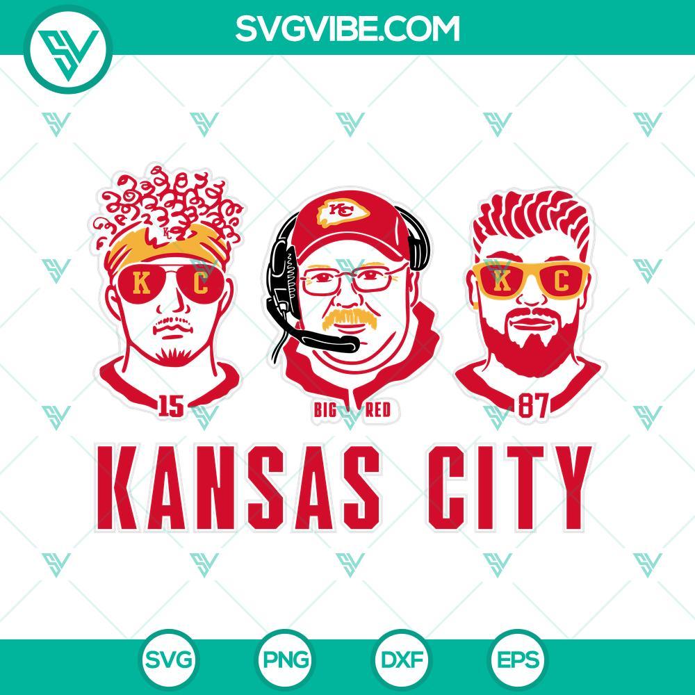 kansas city svg mahomes svg travis kelce svg andy reid svg chiefs football svg png dxf eps 2 mockup