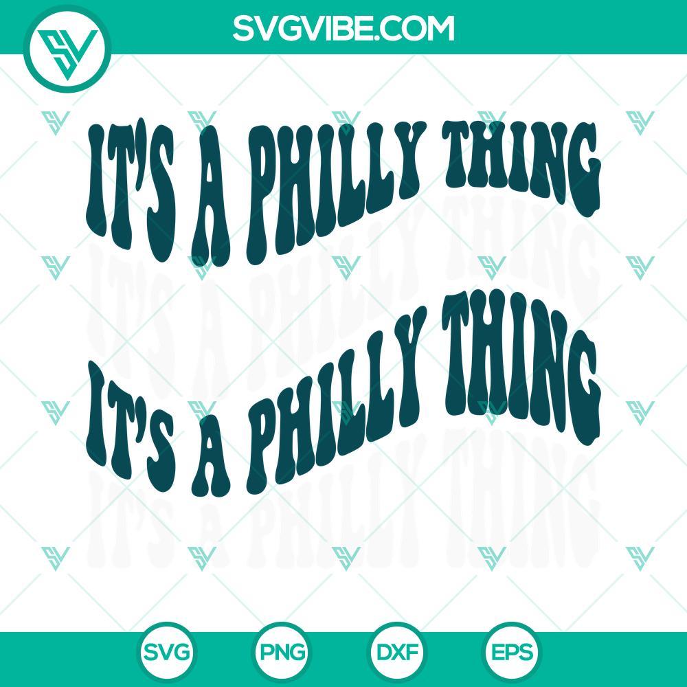 it s a philly thing svg retro philadelphia football svg philadelphia eagles svg png dxf eps 9 mockup