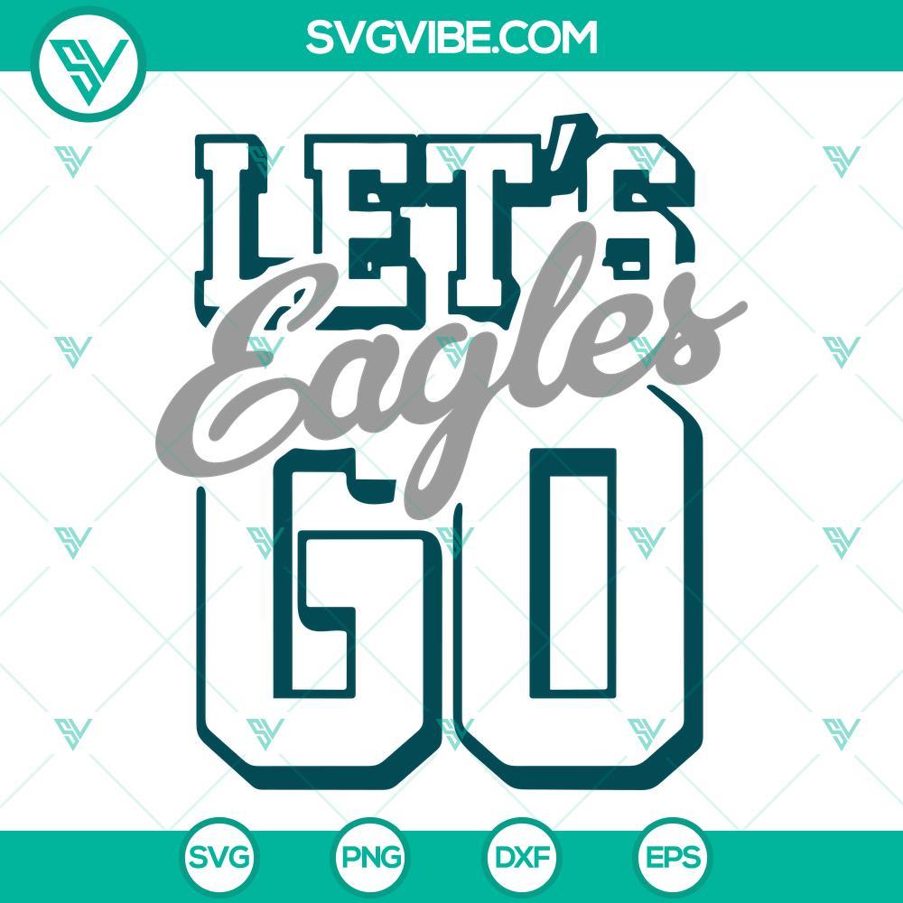 let s go eagles svg eagles football svg philadelphia eagles svg png dxf eps digital download 9 mockup