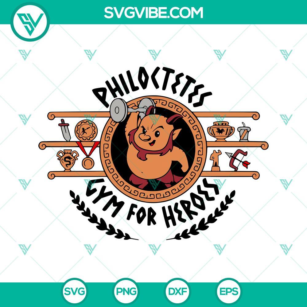 philoctetes gym for heroes svg hercules gym svg phil svg hercules disney characters svg 4 mockup