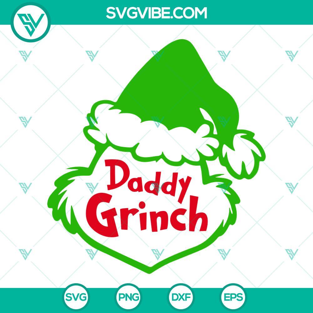 daddy grinch svg png dxf eps cut files 6 mockup