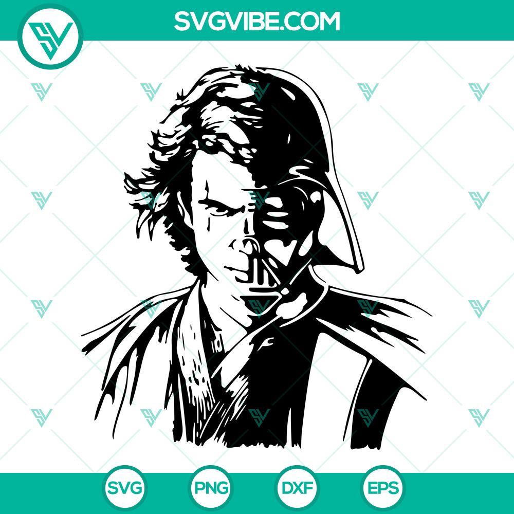 anakin vader svg anakin skywalker svg darth vader svg star wars svg png dxf eps 5 mockup