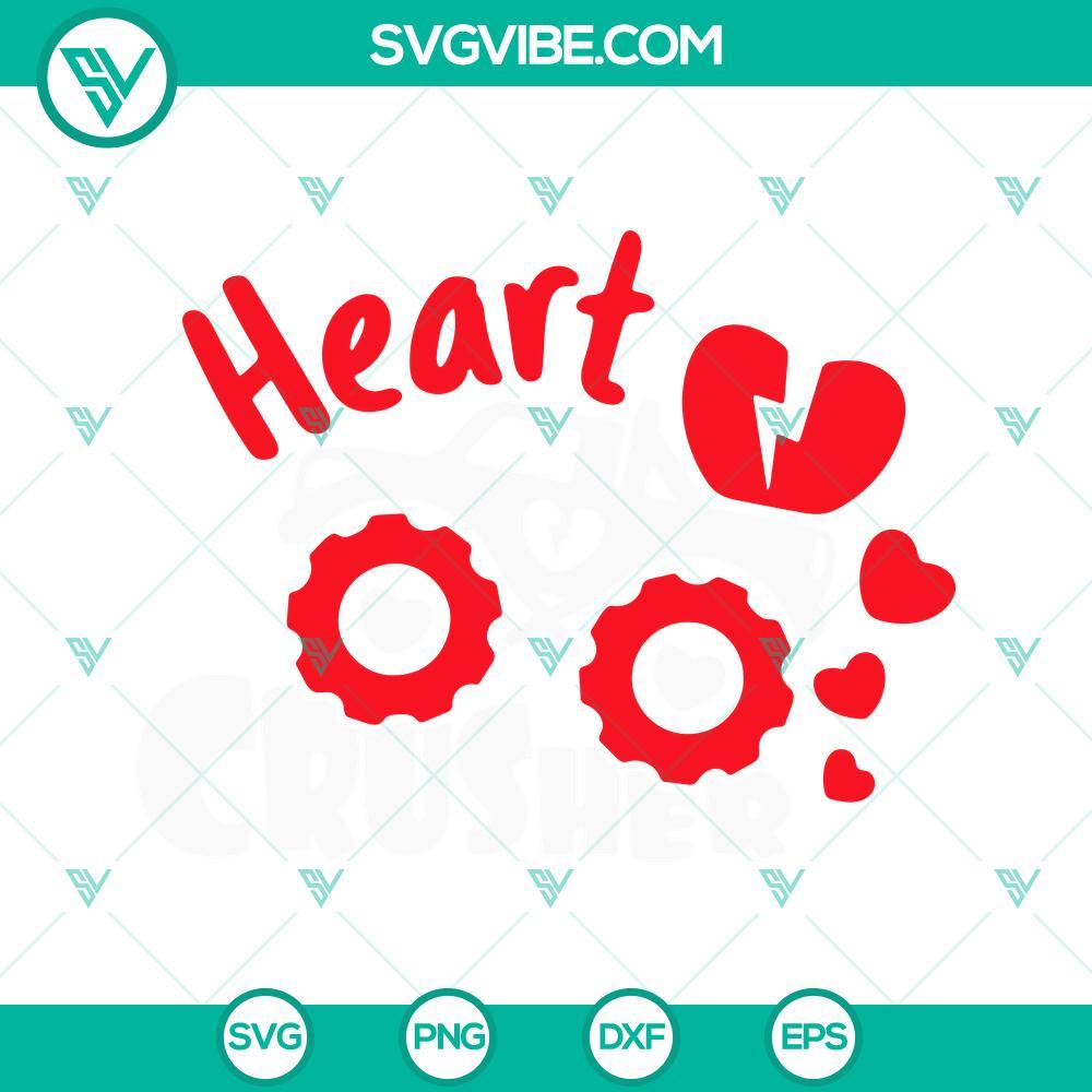 heart crusher svg valentines monster truck svg boys valentine s day svg png dxf eps silhouette cricut 8 mockup