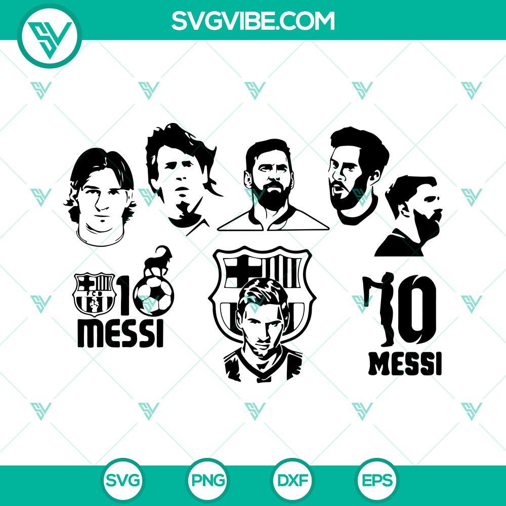 messi svg bundle lionel messi svg soccer svg football argentina svg png dxf eps cut files 9 mockup