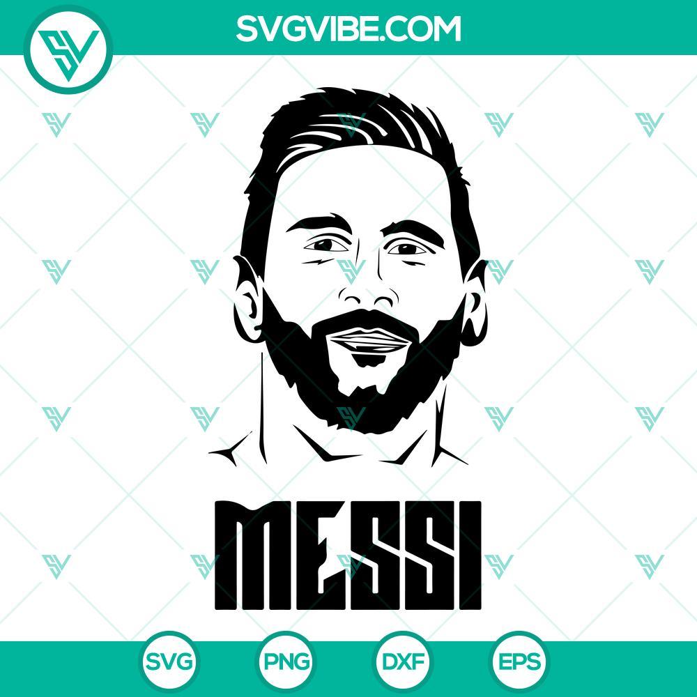 messi svg lionel messi svg argentina football svg soccer svg cut file 3 mockup